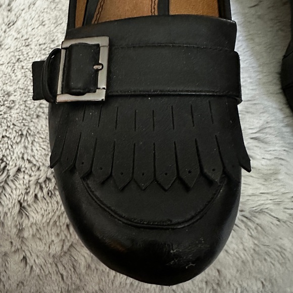 Size 10M Black Leather Life Stride Pumps - Picture 5 of 5